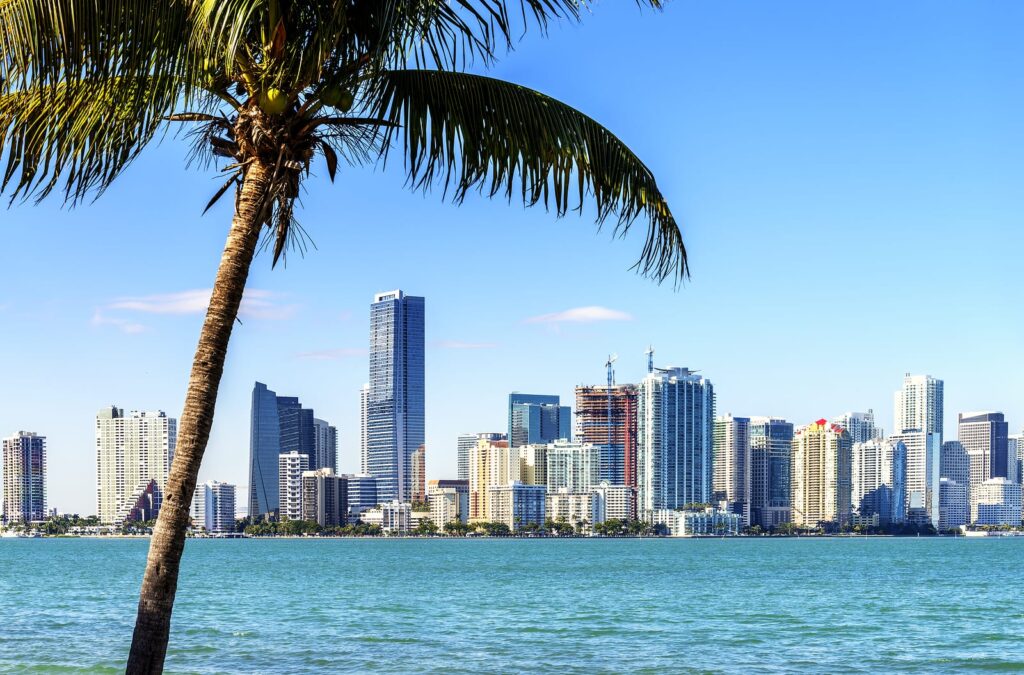 How Biscayne Bay Got Its Name Gray Line Miami   GLM Miami Downtown Skyline 1024x675 